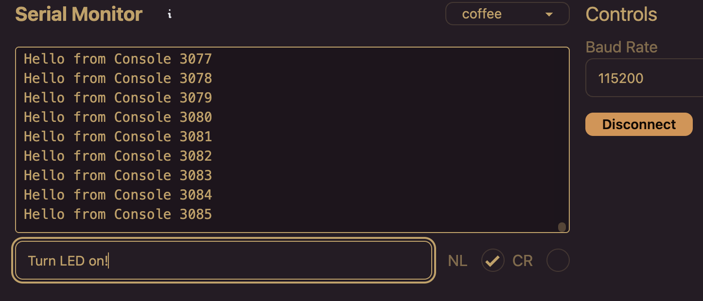 Harmony UART Command Service with SAMD21